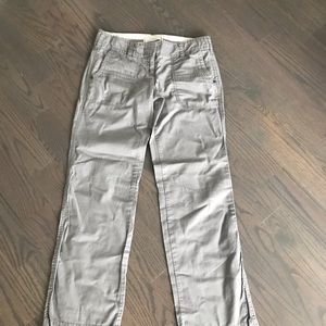 Loft gray straight leg pant size 0 petite